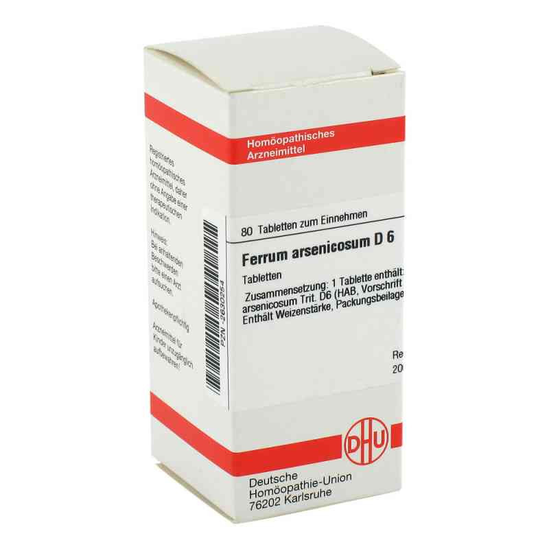 Ferrum Arsenicosum D 6 Tabletten (80 stk) – PZN 2630254