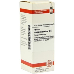 FERRUM SESQUICHLORATUM D 6, 20 ML – PZN 7168056