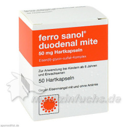 Ferro Sanol duodenal mite 50mg mr.Pellets in Kaps., 50 ST – PZN 940884
