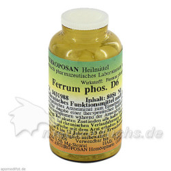Ferrum phosphoricum D 6 Schüssler Nr.3 handverrieb, 80 ST – PZN 3631988