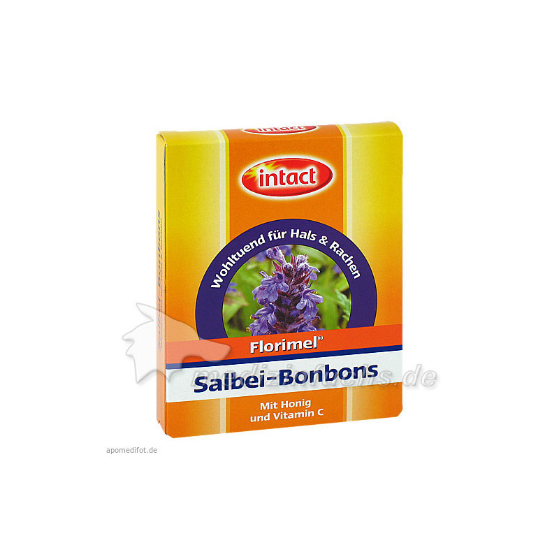 FLORIMEL Salbeibonbons mit Vitamin C, 50 G – PZN 8512076
