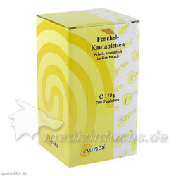 Fenchelkautabletten Aurica, 700 ST – PZN 8509128
