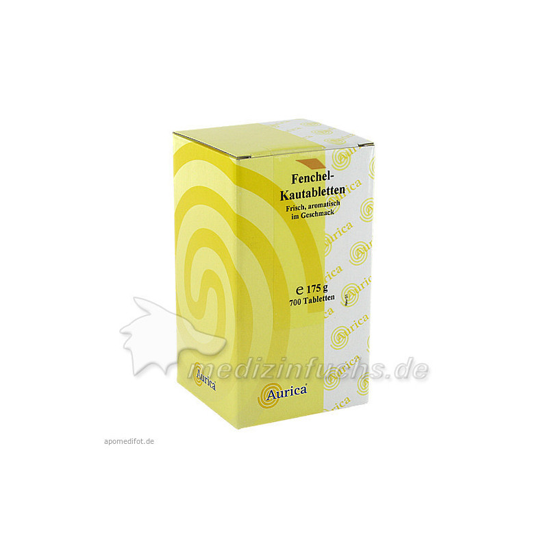 Fenchelkautabletten Aurica, 700 ST – PZN 8509128