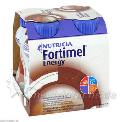 Fortimel Energy Schokoladengeschmack, 4X200 ML – PZN 1125413