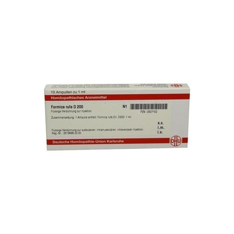 FORMICA RUFA D200, 10X1 ML – PZN 2827152
