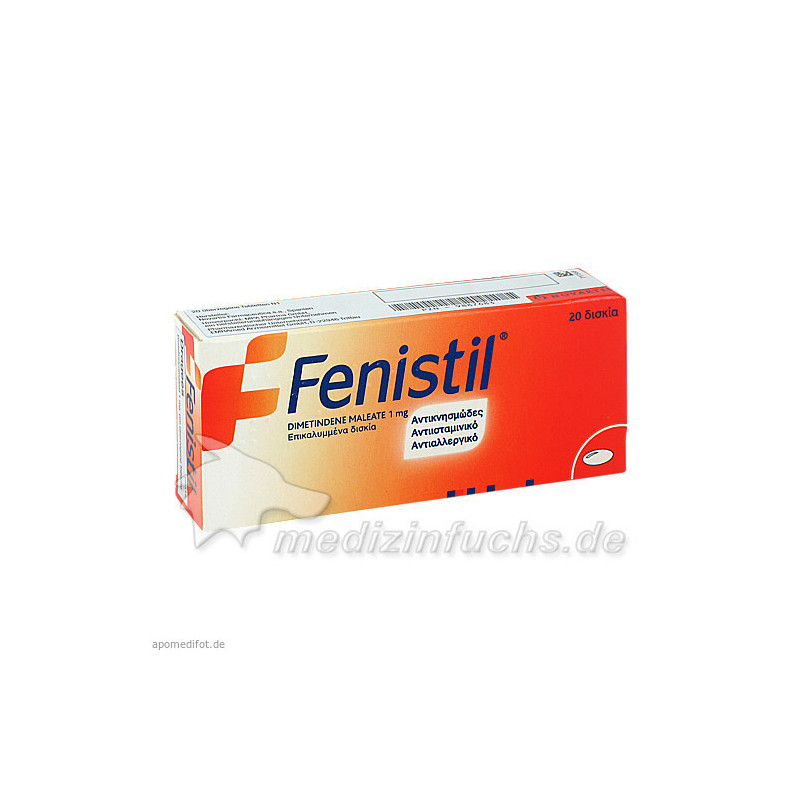 Fenistil ueberzogene Tabletten, 20 ST – PZN 9887683