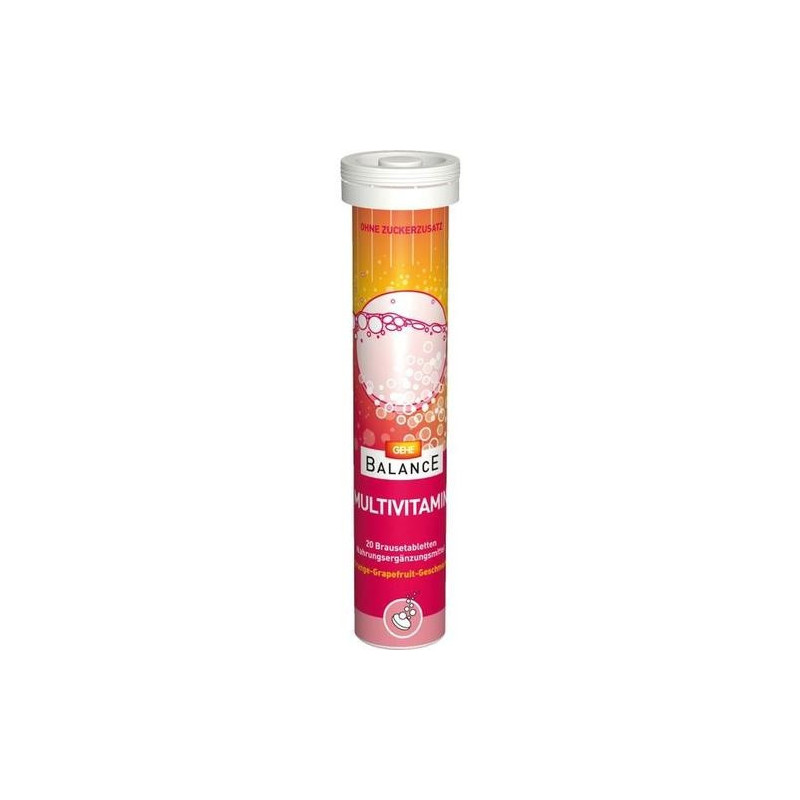 GEHE BALANCE Multivitamin Brausetabletten, 20 ST – PZN 6630452