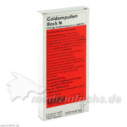 Goldampullen Bock N, 10 ST – PZN 1044910