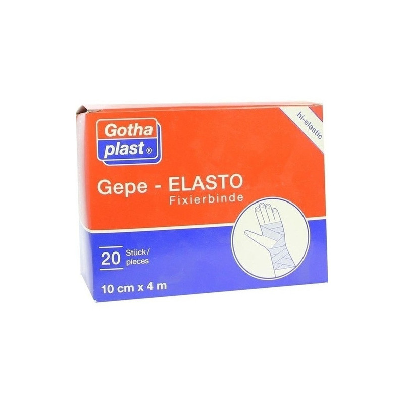 Gothaplast-Elasto 4mx10cm Fixierbinde, 20 ST – PZN 1829344