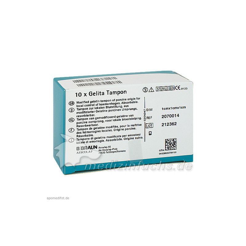 GELITA 1X1X1CM, 10 ST – PZN 412286
