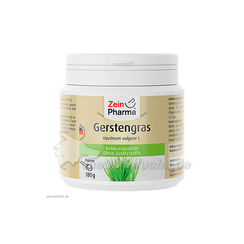 Gerstengras Rohkost Qualität Pulver, 180 G – PZN 11161261