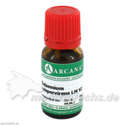 GELSEMIUM SEMPER ARC LM 6, 10 ML – PZN 2602074