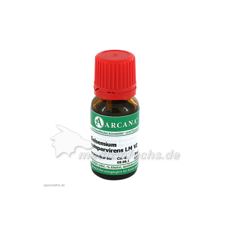 GELSEMIUM SEMPER ARC LM 6, 10 ML – PZN 2602074