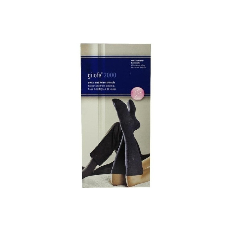 GILOFA 2000 Kniestr.Gr.4 schwarz, 2 ST – PZN 4372106