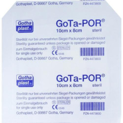 GoTa-POR Wundpflaster steril 100mmx80mm, 1 ST – PZN 4473600