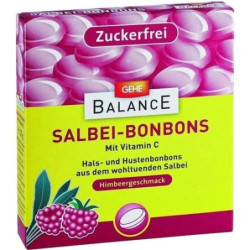 GEHE BALANCE Salbeibonbons zf Himbeer-Geschmack, 37 G – PZN 7362545