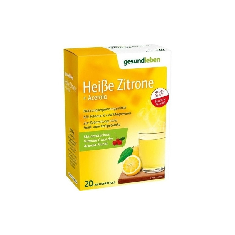 gesund leben Heiße Zitrone + Acerola, 20 ST – PZN 1949516