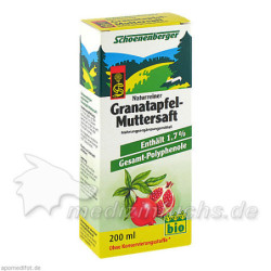 GRANATAPFEL MUTTERSAFT SCHOENENBERGER, 200 ML – PZN 699715