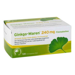 Ginkgo-maren 240 mg Filmtabletten (120 stk) – PZN 12580497