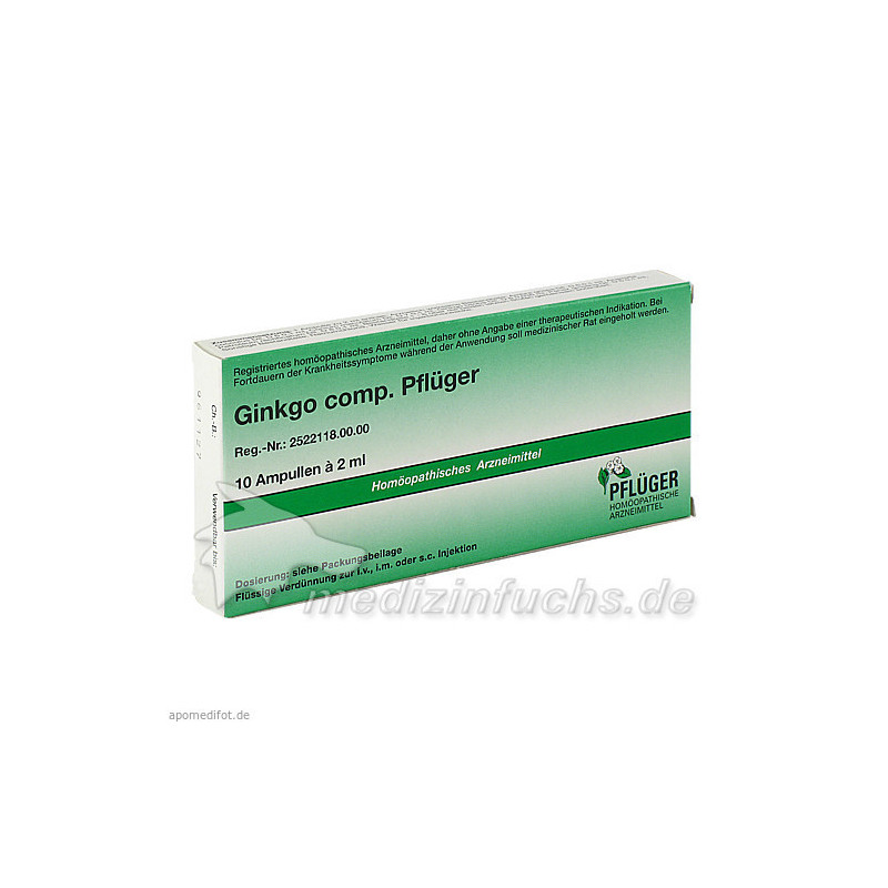 Ginkgo comp. Pflüger, 10 ST – PZN 3064472