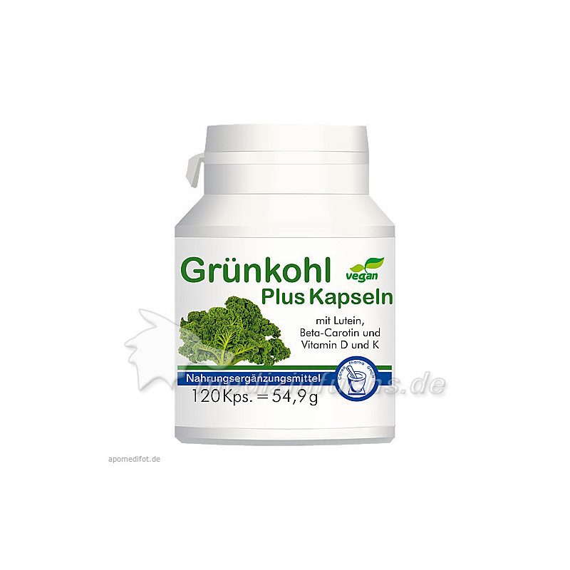 Grünkohl Plus Kapseln, 120 ST – PZN 12564185