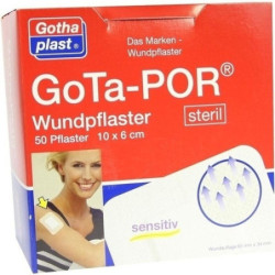 GoTa-POR Wundpflaster steril 100mmx60mm, 50 ST – PZN 4473592