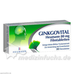 Ginkgovital Heumann 80 mg Filmtabletten, 30 ST – PZN 11526194