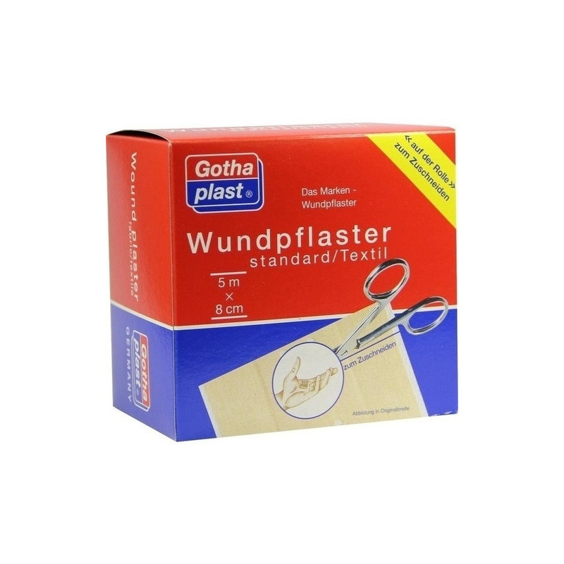 GOTHAPLAST WUNDPFLASTER STANDARD 5MX8CM, 1 ST – PZN 4951347