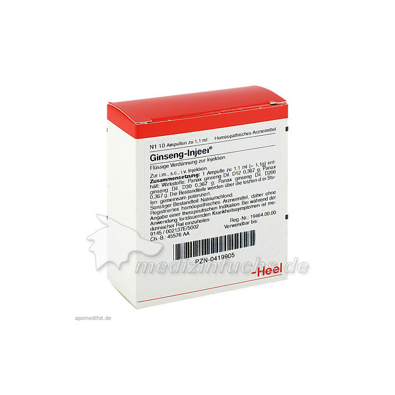 GINSENG INJ, 10 ST – PZN 419905