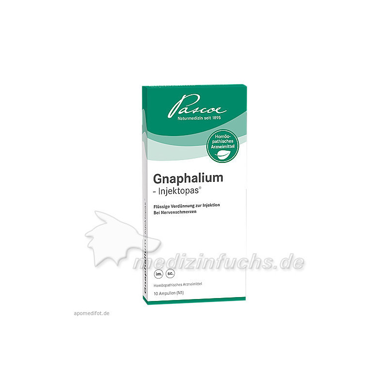GNAPHALIUM INJEKTOPAS SL Ampullen, 10X2 ML – PZN 3897284