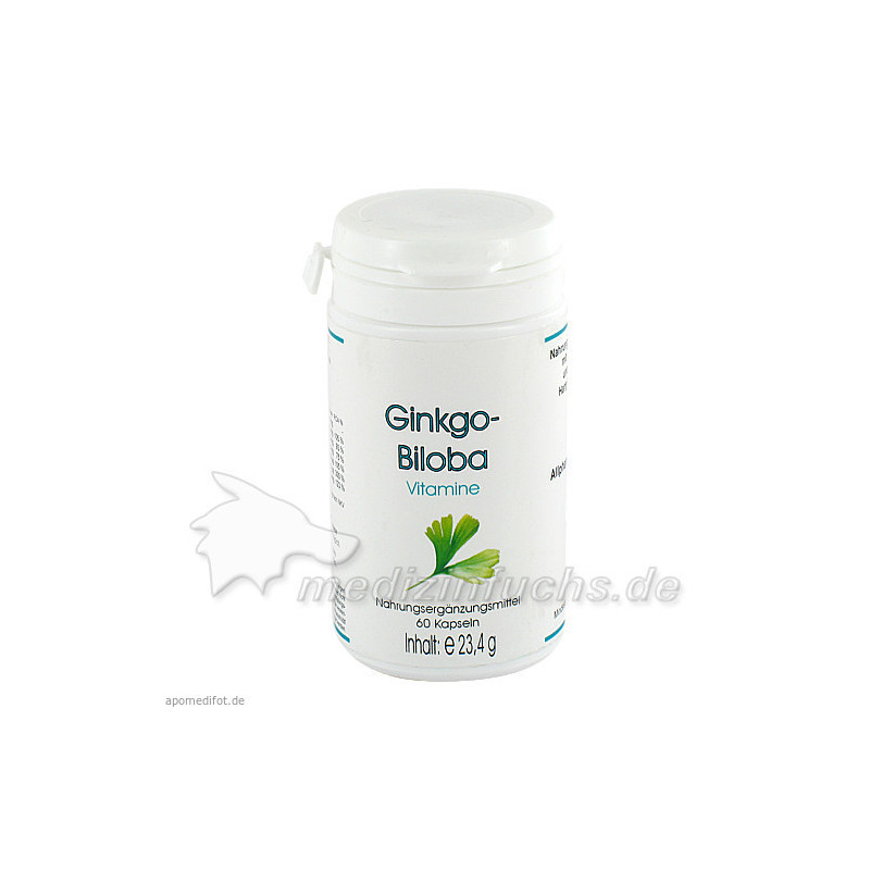 Ginkgo-Biloba Kapseln, 60 ST – PZN 603566