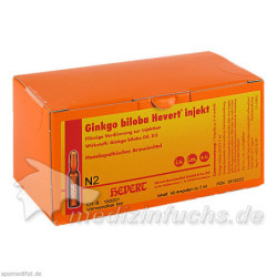 Ginkgo biloba Hevert injekt, 50 ST – PZN 3816222