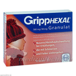GrippHEXAL 500mg/30mg Granulat, 10 ST – PZN 3069268