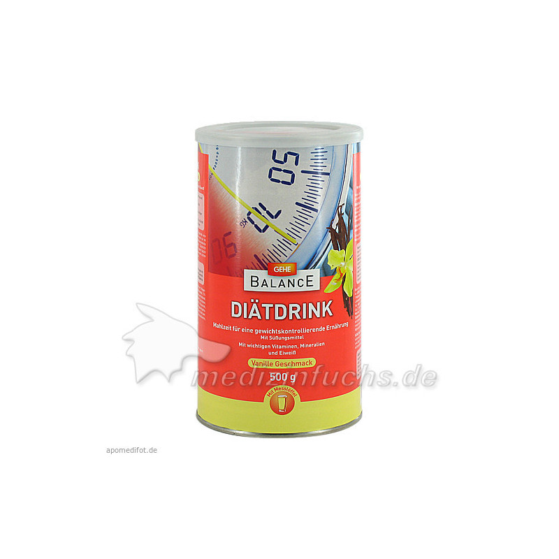 GEHE BALANCE Diätdrink Vanille, 500 G – PZN 1137505