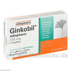 GINKOBIL ratiopharm 120 mg Filmtabletten, 30 ST – PZN 6680869