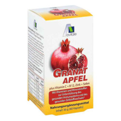 Granatapfel 500 mg plus Vitamine c + B12 + Zink + Selen (60 stk) – PZN 9537871