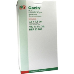 Gazin Kompresse 7.5x7.5cm 12fach steril, 5X20 ST – PZN 1163678