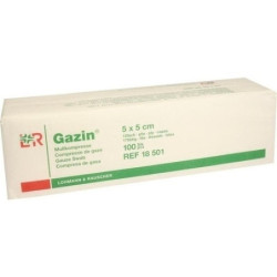 GAZIN Kompresse 5x5cm 12fach OP, 100 ST – PZN 3959364