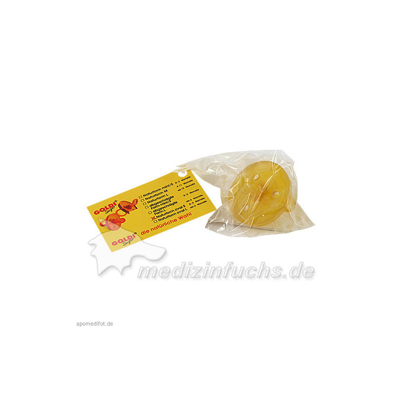 Goldisauger Naturform oval 0-6 Monate, 1 ST – PZN 9517868