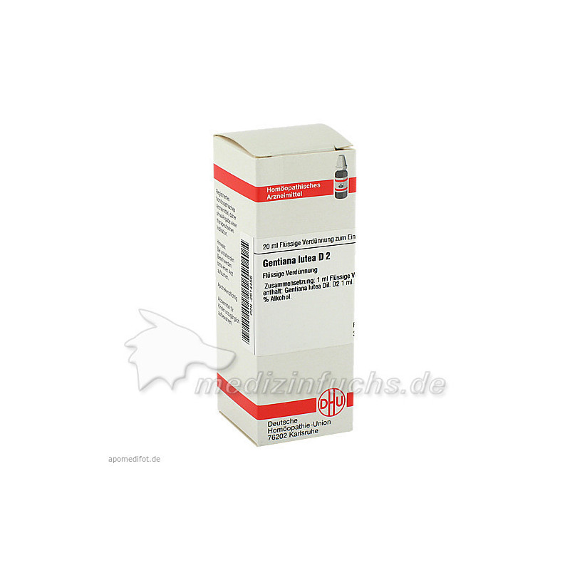GENTIANA LUTEA D 2, 20 ML – PZN 2614456