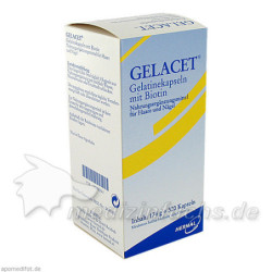Gelacet Gelatinekapseln m Biotin, 320 ST – PZN 2098842