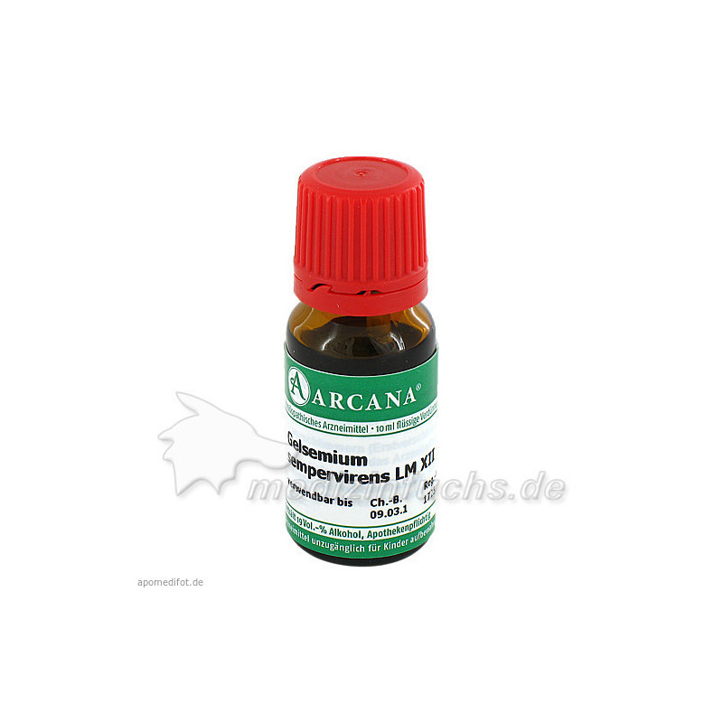 GELSEMIUM SEMPER ARC LM 12, 10 ML – PZN 2602080