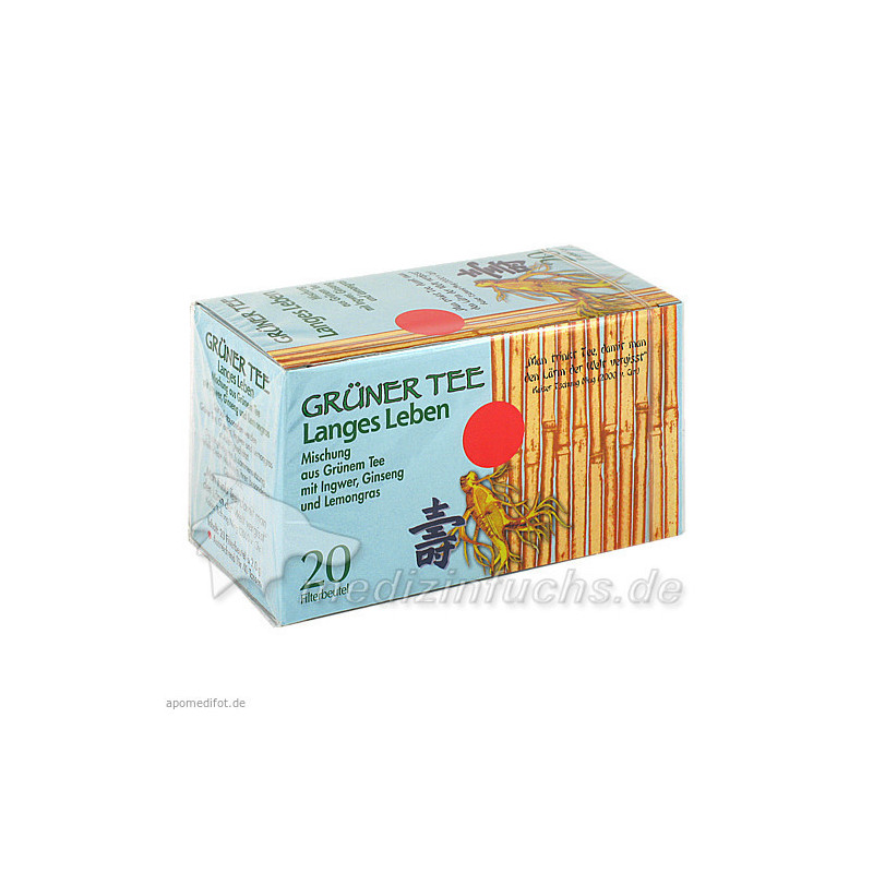 GRÜNER TEE + INGWER + GINSENG, 20 ST – PZN 4401405
