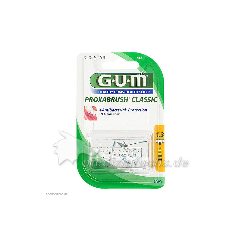 GUM Proxabrush Ersatzbürsten Tanne, 8 ST – PZN 2003528
