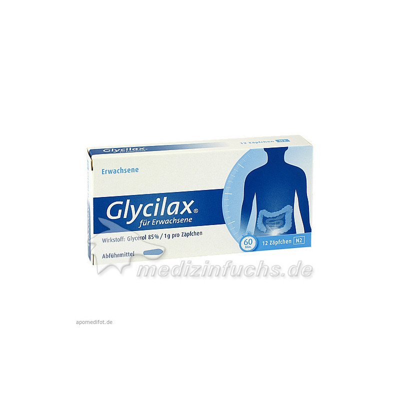 GLYCILAX FUER ERWACHSENE, 12 ST – PZN 4942851