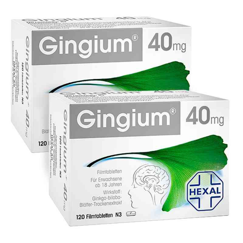 Gingium intens 40mg  (2x120 stk) – PZN 8100189
