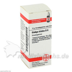 GINKGO BILOBA D 6, 10 G – PZN 1919076