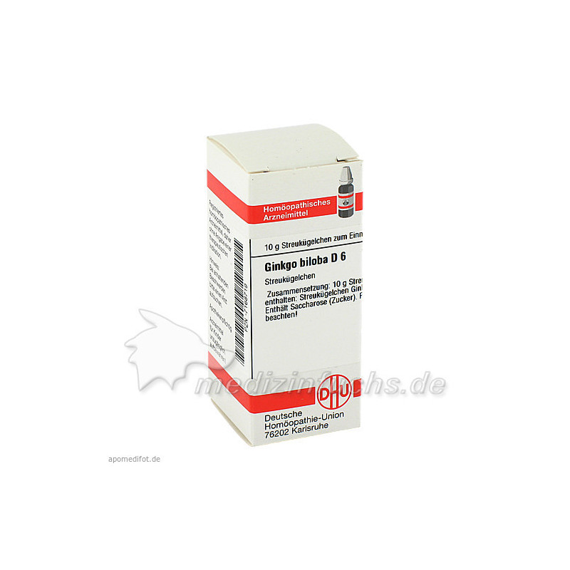 GINKGO BILOBA D 6, 10 G – PZN 1919076