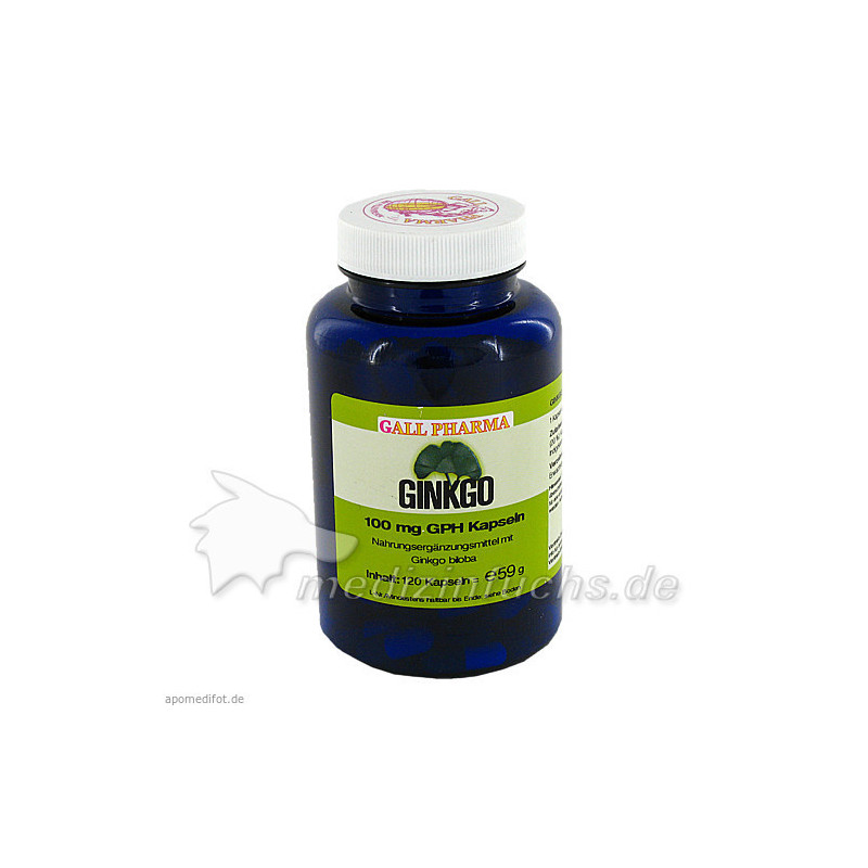 Ginkgo 100mg GPH, 120 ST – PZN 4156986