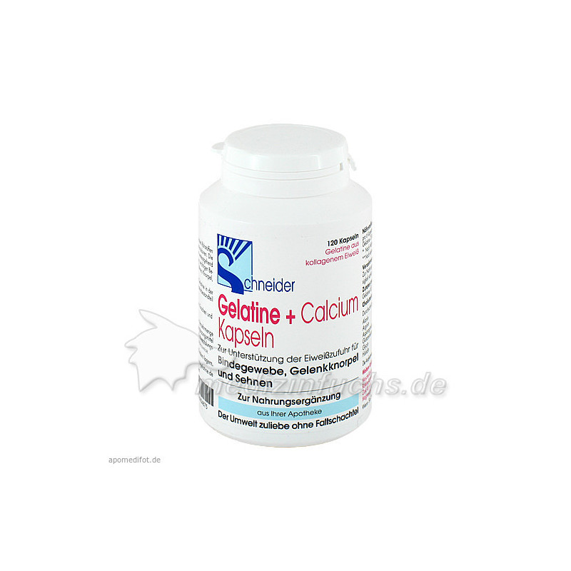 GELATINE + CALCIUM KAPSELN, 120 ST – PZN 4434675